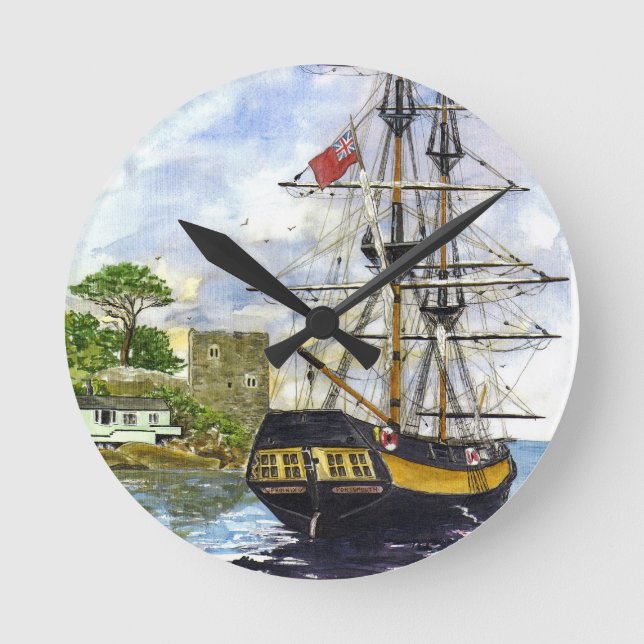 Redondo Mediano Reloj de 'Vista trasera' (Anverso)