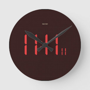 Redondo Mediano Reloj del 11:11