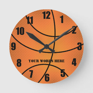 Redondo Mediano Reloj del baloncesto