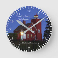 Reloj del faro de dos Harbors