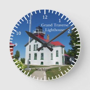 Redondo Mediano reloj del faro de Grand Traverse
