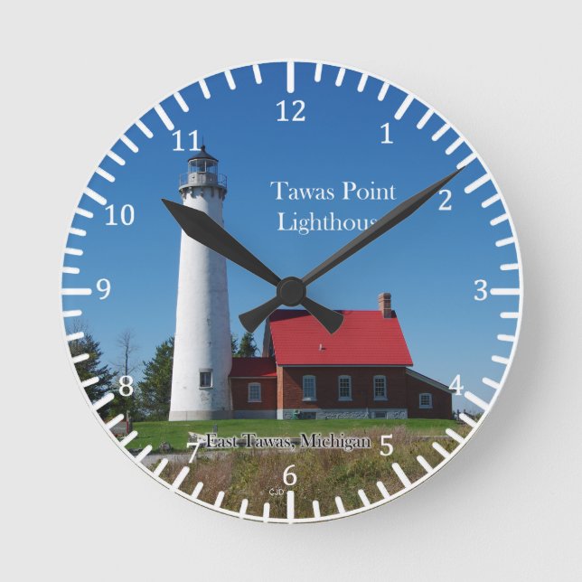 Redondo Mediano Reloj del faro de Tawas Point (Anverso)