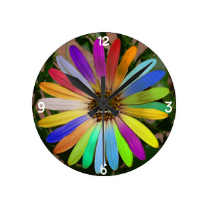 Redondo Mediano Reloj del girasol