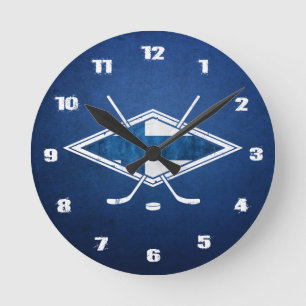 Redondo Mediano Reloj del hockey sobre hielo de Finlandia,