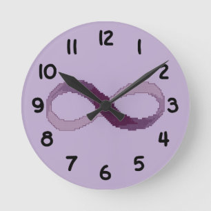 Redondo Mediano Reloj del infinito