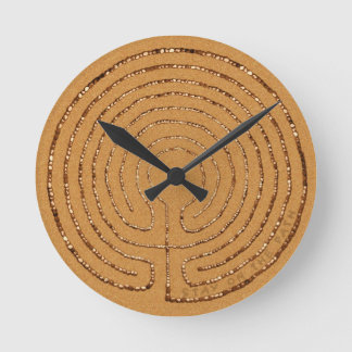Redondo Mediano Reloj del laberinto de la película de Sedona
