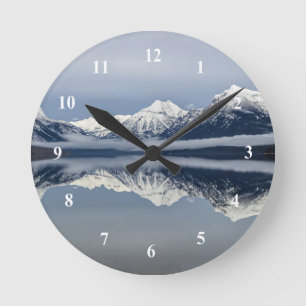 Redondo Mediano Reloj del lago McDonald