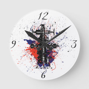 Redondo Mediano Reloj del manantial