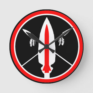 Redondo Mediano Reloj del misil de la lanza