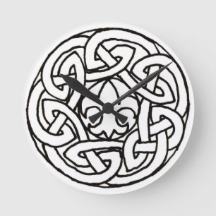 Redondo Mediano Reloj del nudo del boy scout