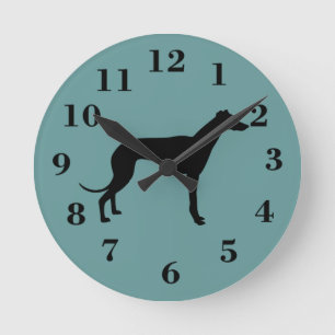 Redondo Mediano reloj del perro del galgo