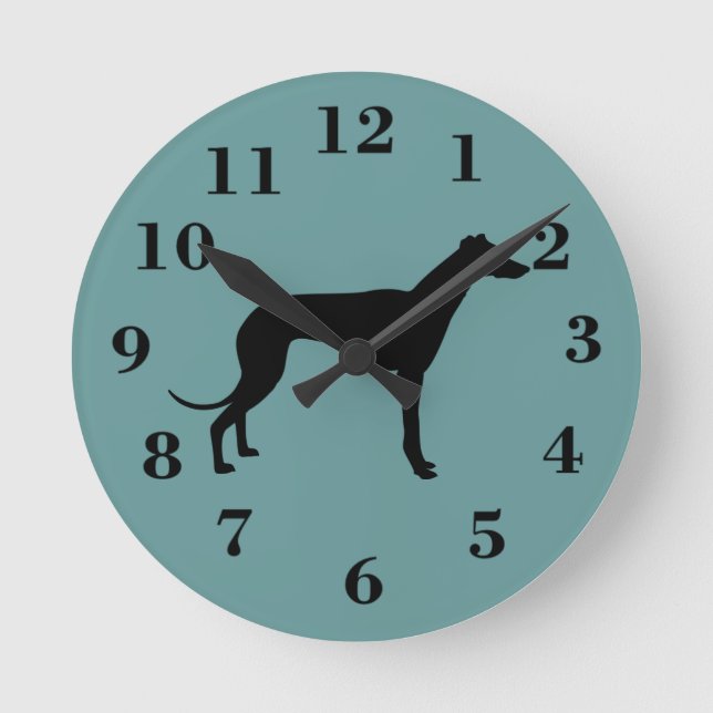 Redondo Mediano reloj del perro del galgo (Anverso)