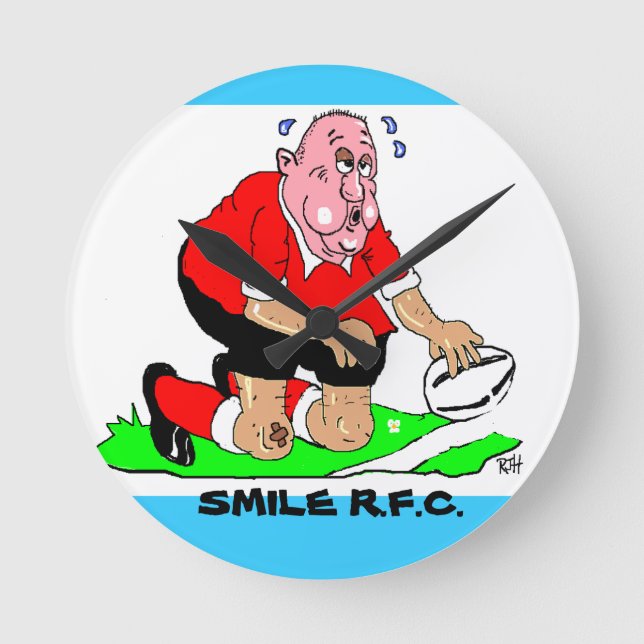 REDONDO MEDIANO RELOJ DEL RUGBI (Anverso)