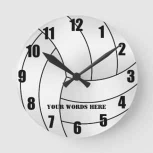 Redondo Mediano Reloj del voleibol