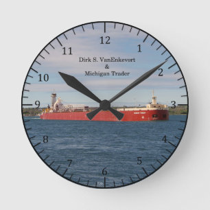 Redondo Mediano Reloj Dirk S. VanEnkevort & Michigan Trader