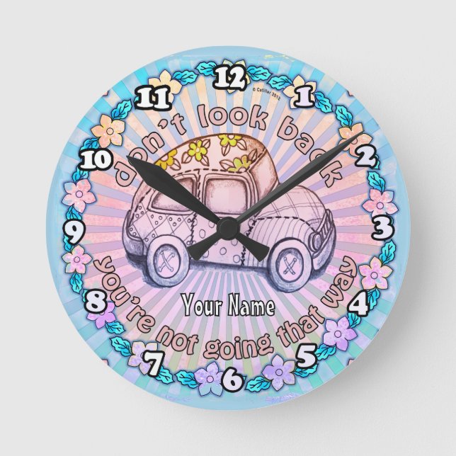 Redondo Mediano Reloj Don't Look Back (Anverso)