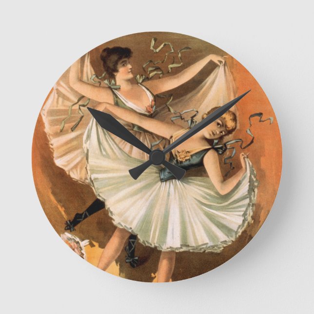 Redondo Mediano Reloj "Dos Ballerinas" (Anverso)
