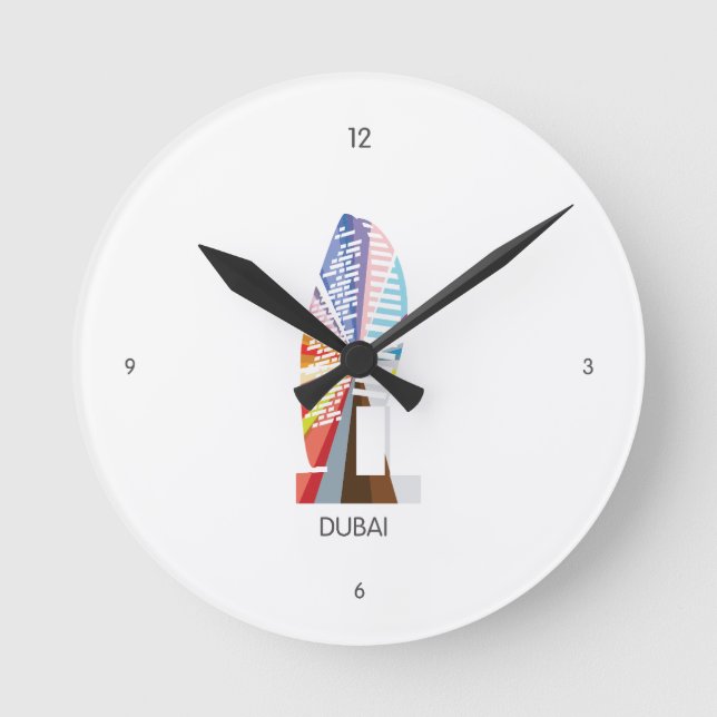 Redondo Mediano Reloj - Dubai (Anverso)