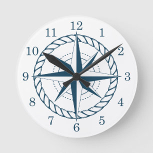 Redondo Mediano Reloj Estrella Náutico