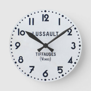 Redondo Mediano Reloj francés antiguo.