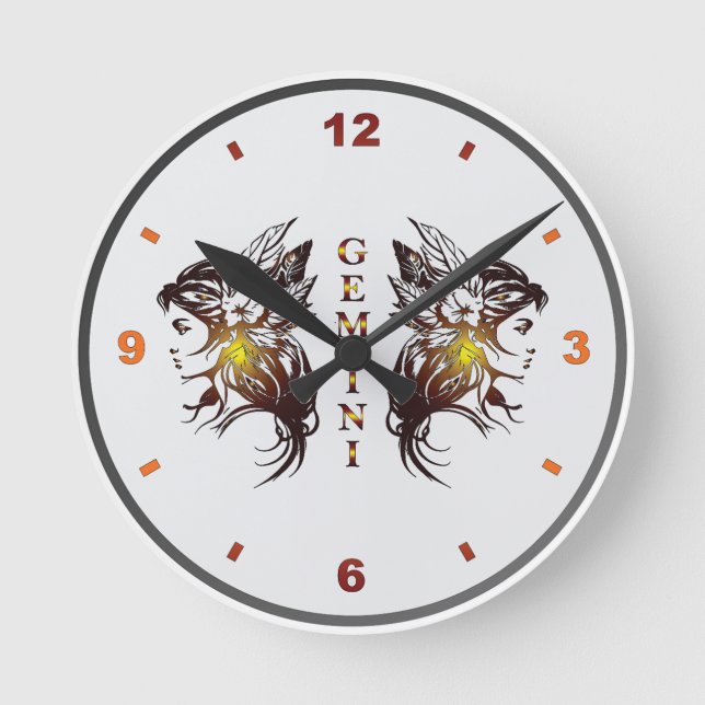 Redondo Mediano Reloj Gemini (Anverso)