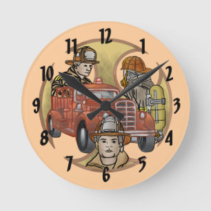 Redondo Mediano Reloj Hermanos Bomberos Cruz de Malta
