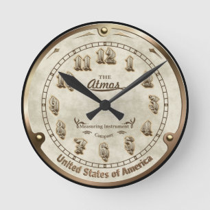 Redondo Mediano Reloj imitación estilo Retro Steampunk
