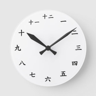 Redondo Mediano Reloj japonés