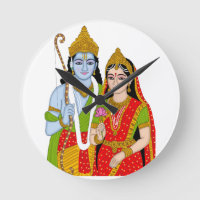 Reloj Lord Sitaram: decoración de pared divina y d