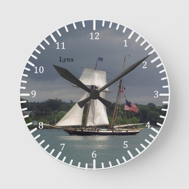 Redondo Mediano Reloj Lynx (Anverso)