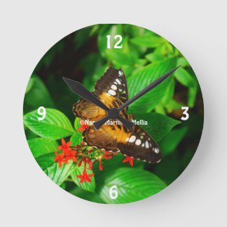 Redondo Mediano Reloj Mariposa