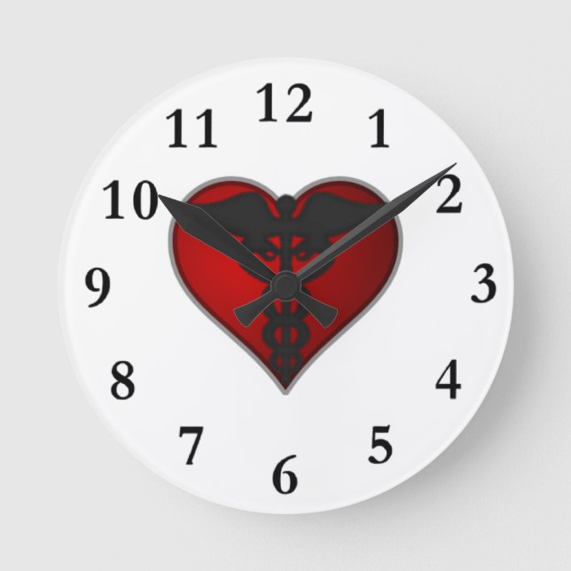 Redondo Mediano reloj MDF (Anverso)