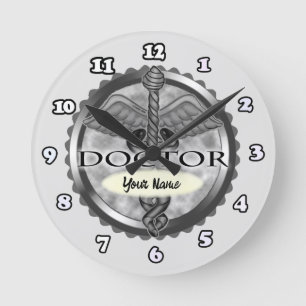 Redondo Mediano reloj médica Caduceus