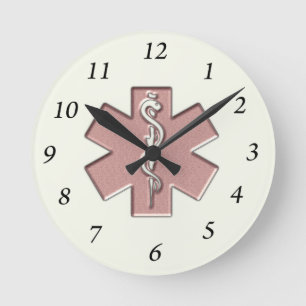 Redondo Mediano Reloj médico