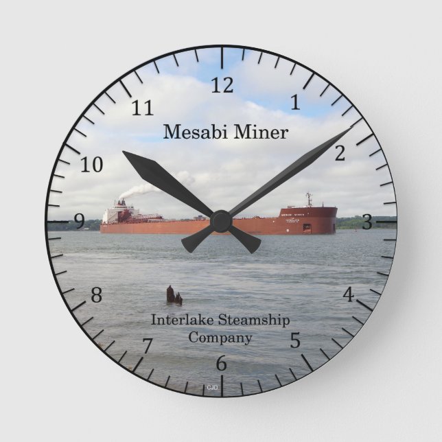 Redondo Mediano Reloj Mesabi Miner (Anverso)