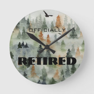 Redondo Mediano Reloj Misty Forest Officially Retired o CUALQUIER