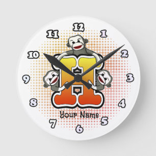 Redondo Mediano Reloj monocromático H