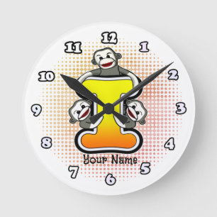 Redondo Mediano Reloj monocromático I