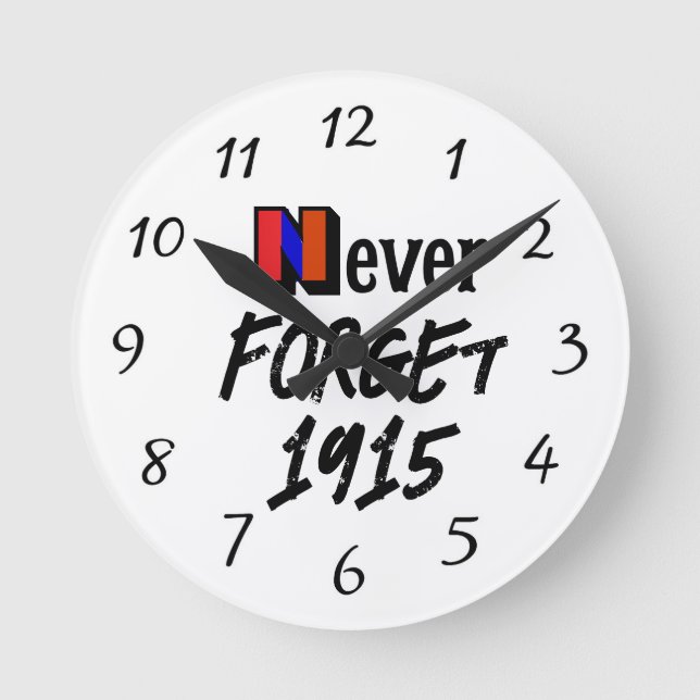 Redondo Mediano Reloj Nunca Olvides 1915 (Anverso)