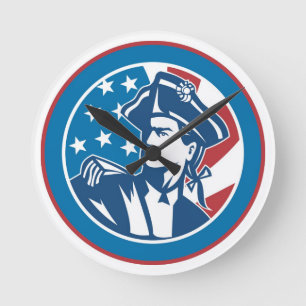 Redondo Mediano Reloj patriótico