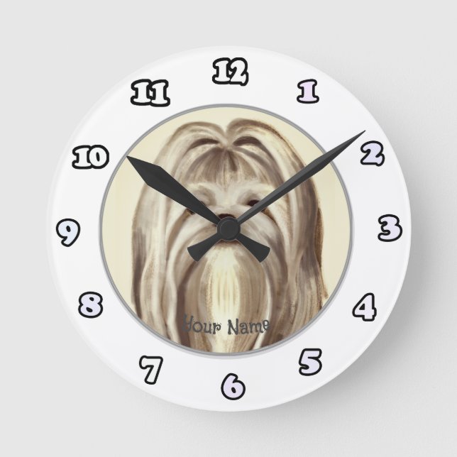 Redondo Mediano reloj perro maltés (Anverso)