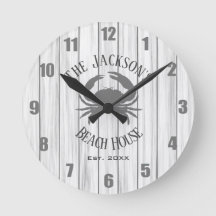 Reloj personalizado de Beach House