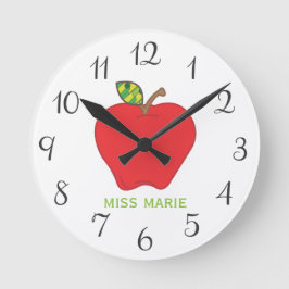 Redondo Mediano Reloj personalizado el | de los profesores de