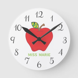 Redondo Mediano Reloj personalizado el | de los profesores de