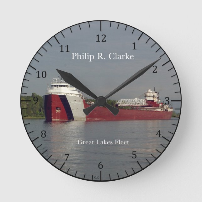 Redondo Mediano Reloj Philip R. Clarke (Anverso)