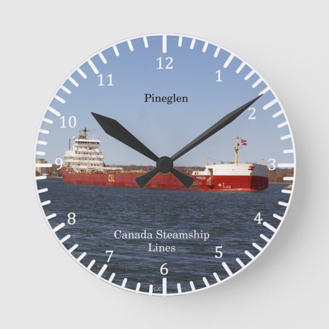 Redondo Mediano Reloj Pineglen (Anverso)