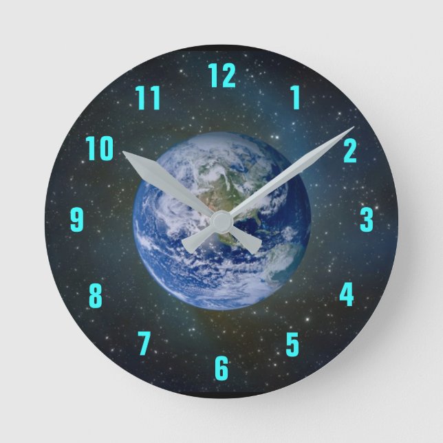 Redondo Mediano reloj PLANET EARTH (Anverso)
