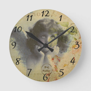 Redondo Mediano Reloj postal francés