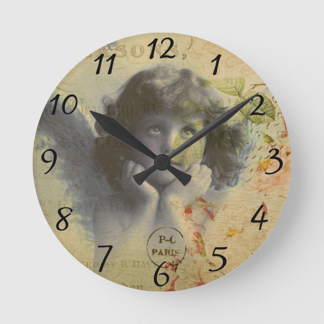 Redondo Mediano Reloj postal francés (Anverso)