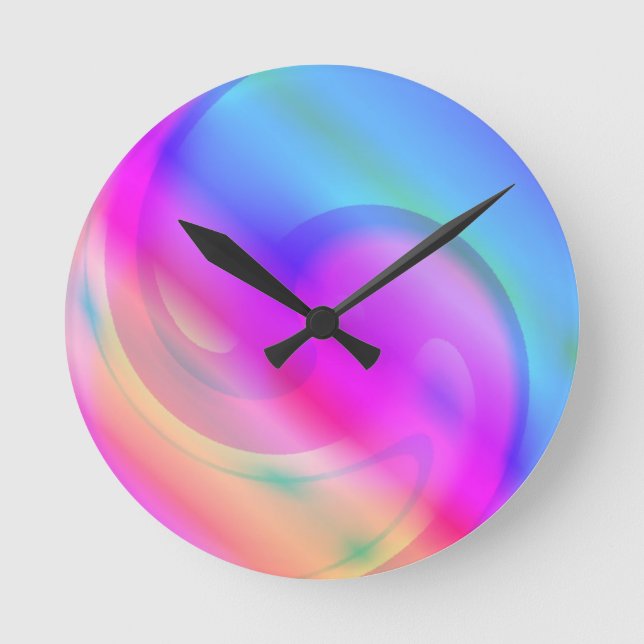 Redondo Mediano Reloj psicodélico (Anverso)
